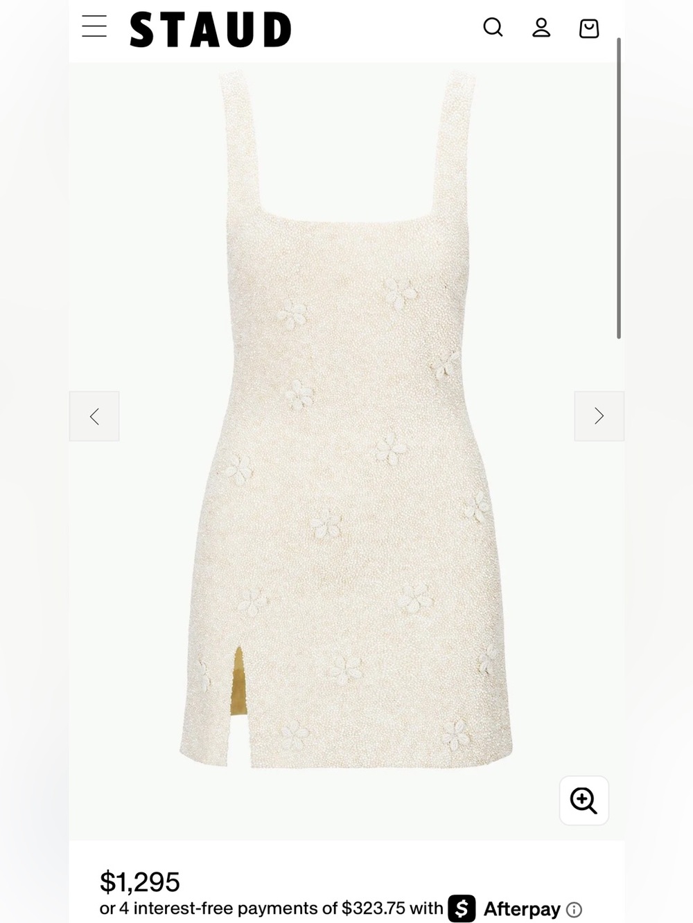 Staud le sables sequence dress